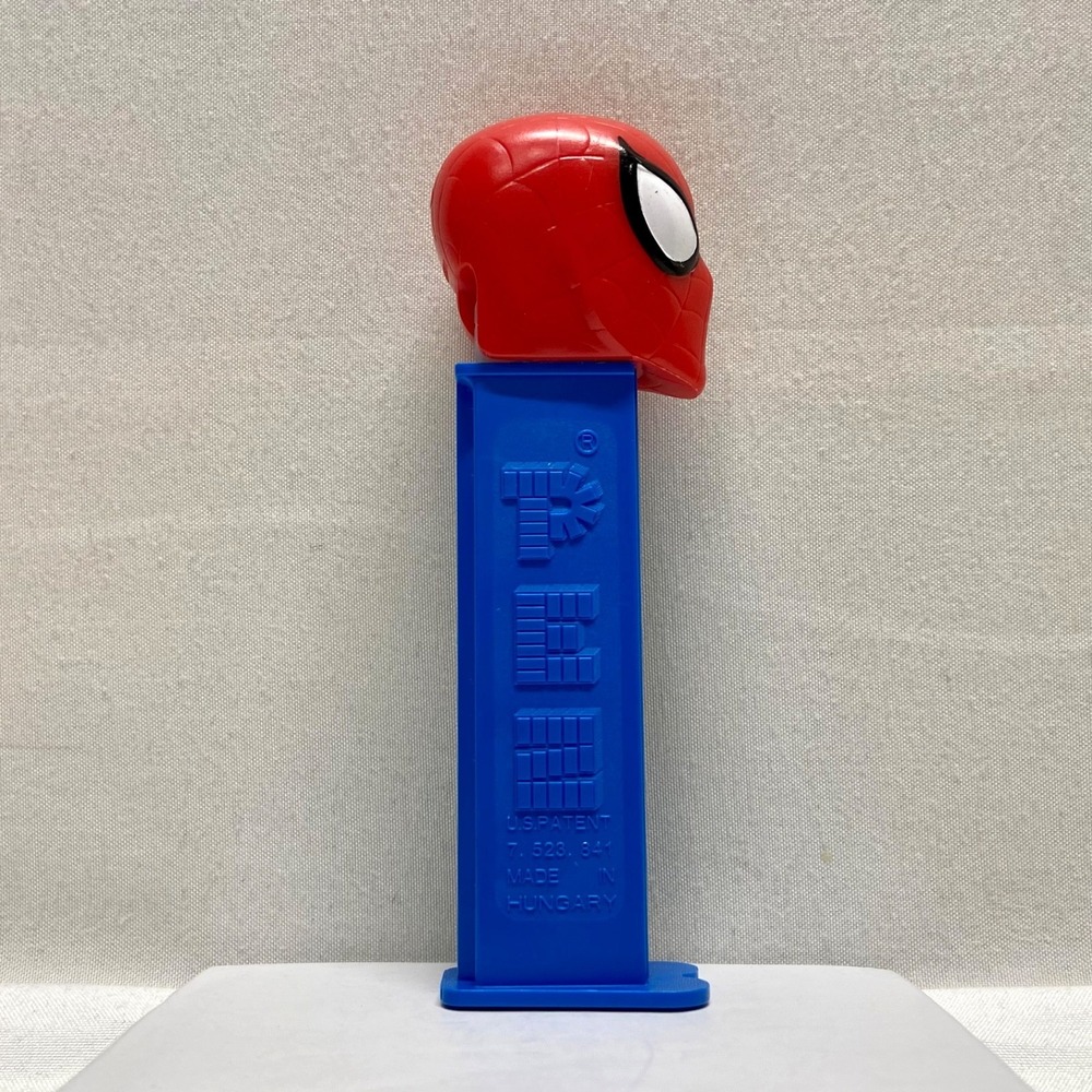 Vintage Spiderman PEZ Dispenser 1 Footed Feet Foot Base Pez Marvel Super Hero EC